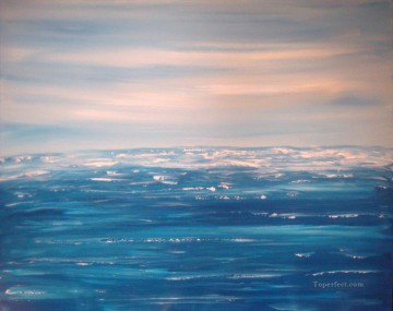 paisaje marino abstracto 098 Pinturas al óleo
